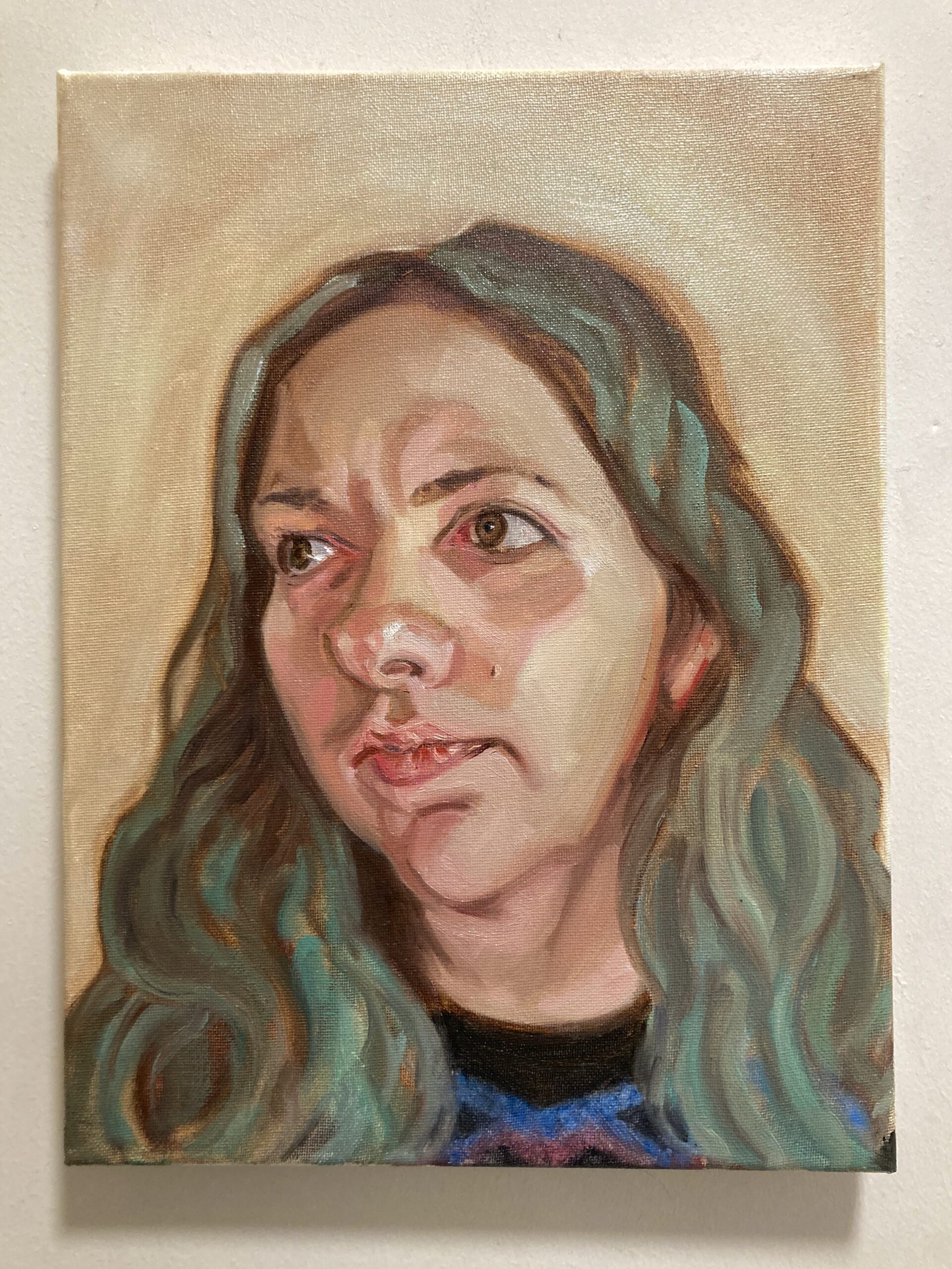 Oil Portrait of Zoe – Peter Holland Art